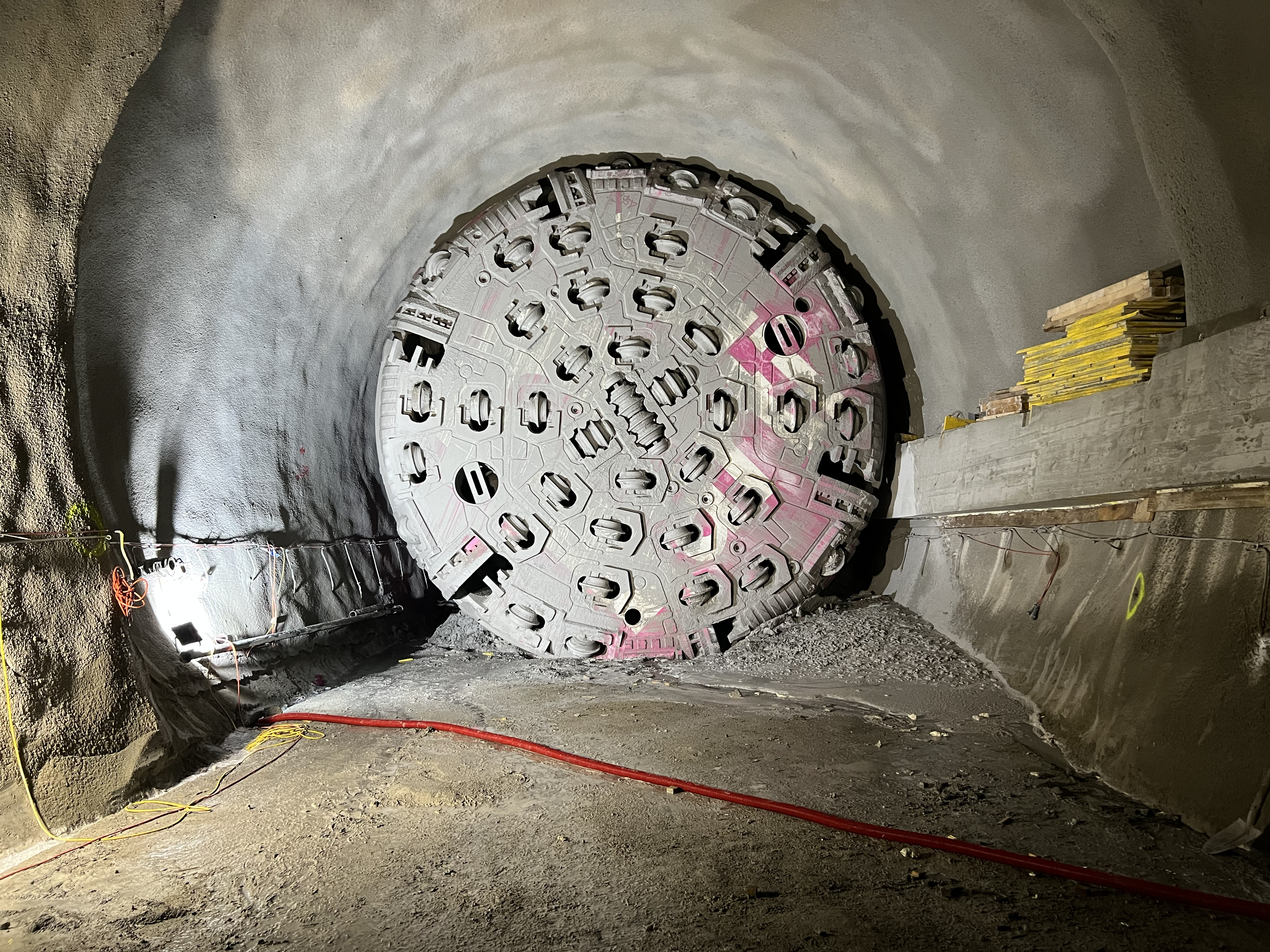 TBM Delia - Baustelle Consorzio Cunicolo Gottardo